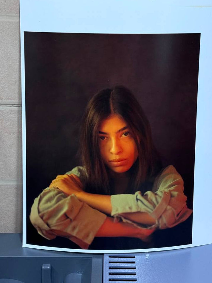 Hand-made RA-4 color photographic print at Lab Al Awal darkroom in Dubai
