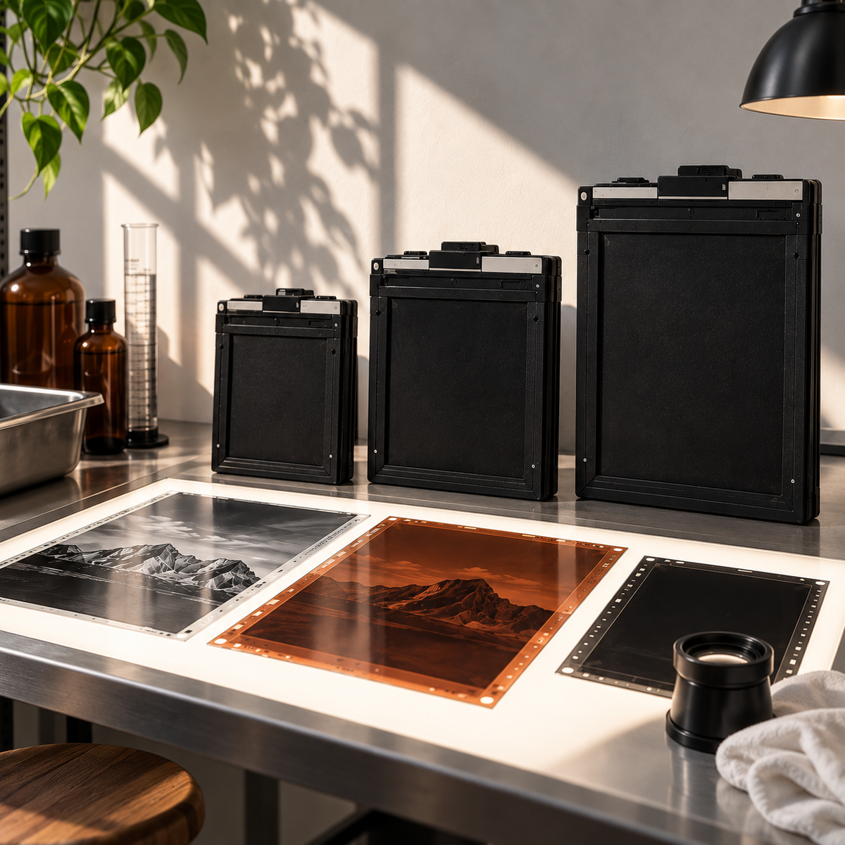 Large Format Film Development & Scanning — 4×5, 5×7 & 8×10