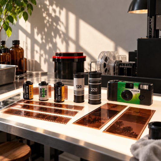 Film Development & Scanning — 35mm, 120 & Disposable Cameras